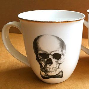 Ciroa Wicked Porcelain Coffee Tea Mug "Smiling Skull" Designed in Australia